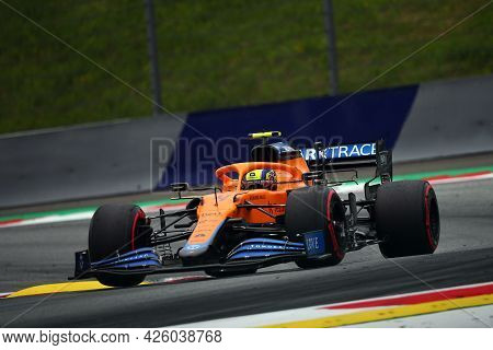 Spielberg, Austria. 2 July 2021.  Lando Norris Of Mclaren   On Track During Free Practice Of   Formu