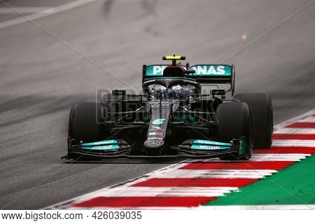 Spielberg, Austria. 2 July 2021.  Valtteri Bottas Of Mercedes Amg F1 Team   On Track During Free Pra