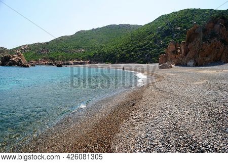 View Of Cala Tinnari Beach, Trinità D\'agultu