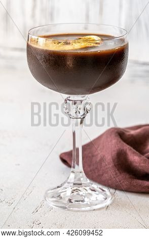 Chocolate Orange Espresso Martini Cocktail