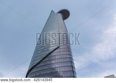 Ho Chi Minh, Vietnam - Oct 18, 2019 : View Of Modern High-rise Buildings Bitexco Financial Tower In 