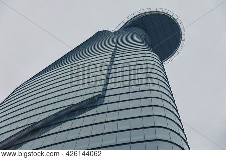 Ho Chi Minh, Vietnam - Oct 18, 2019 : View Of Modern High-rise Buildings Bitexco Financial Tower In 