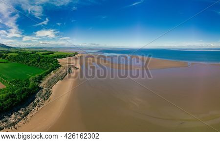Powillimount beach coastline in Dumfries and Galloway, South West Scotland