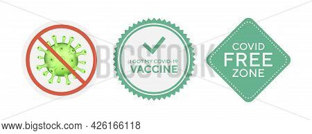 Antiviral Antibacterial Coronavirus Formula Vector Icons. Coronavirus 2019 Ncov, Covid 19 Ncp Virus 