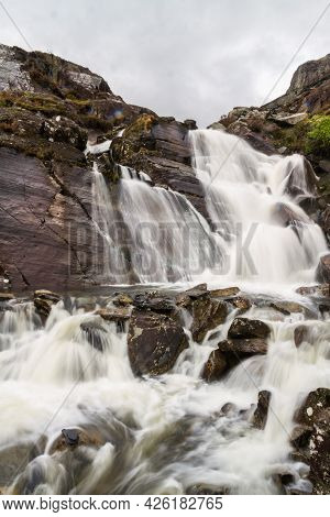 Water Fall In North Wales, Cwmorthin