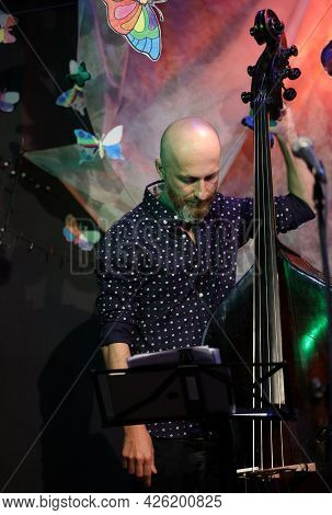 Cracow, Poland - July 5, 2021: Jan Ptaszyn Wroblewski Quartet And Maciej Sikala Live At 26rd Edition
