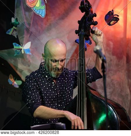 Cracow, Poland - July 5, 2021: Jan Ptaszyn Wroblewski Quartet And Maciej Sikala Live At 26rd Edition