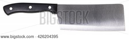 Сleaver Knife Isolated On White Background. Clipping Path
