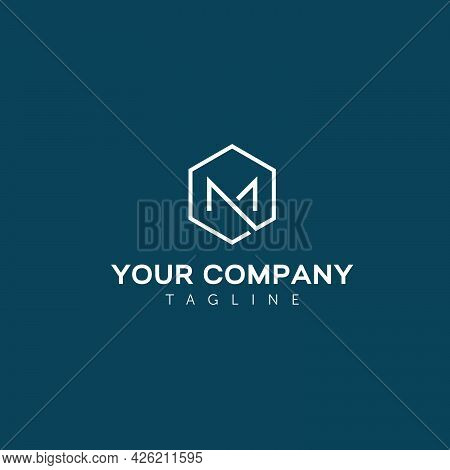 The Initials M Logo Is Simple And Modern#3