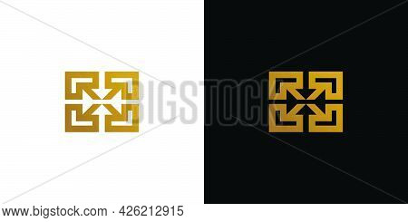Modern And Sophisticated R Initials Logo Design