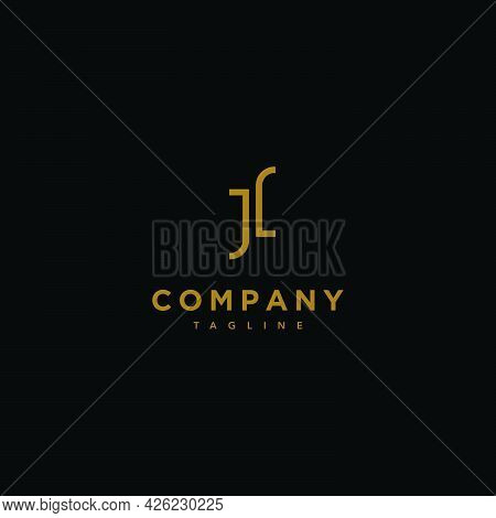 The Jl Letter Initial Logo Is Elegant And Modern