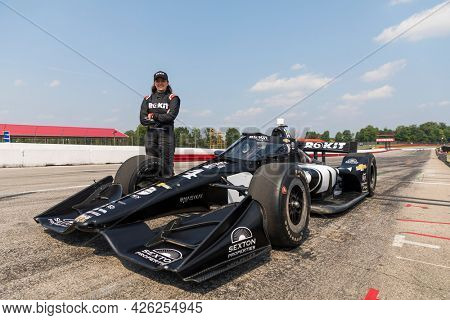July 06, 2021 - Lexington, Ohio, USA:  Tatiana CalderÃ³n will test in an IndyCar for the first time, driving for A.J. Foyt Racing on Tuesday at Mid-Ohio, the team announced Saturday. 