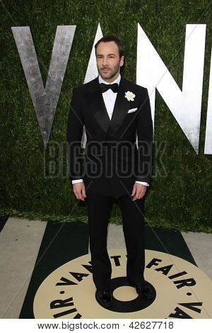 WEST HOLLYWOOD, CA - 24 februar: Tom Ford til Vanity Fair Oscar fest på Sunset Tower på februar 24,