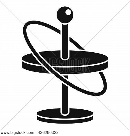 Gyroscope Icon Simple Vector. Phone Momentum. Sensor Gravity