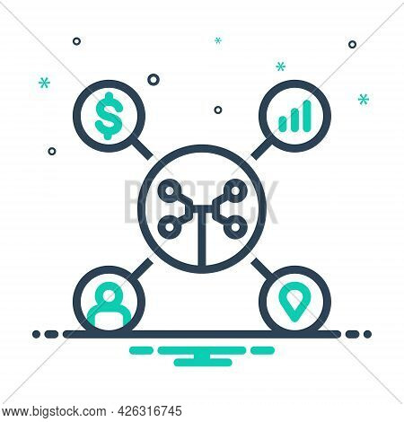 Mix Icon For Microservice Building Person Gps Software Development Sharing Programming