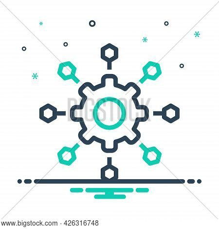 Mix Icon For Microservices  Software Development Technique Programming