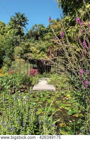 André Heller Botanical Garden. Gardone Riviera (bs), Italy - August 25, 2020
