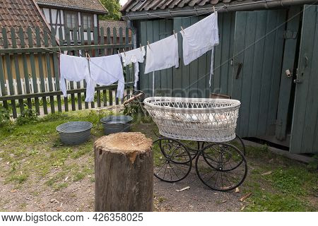 Old Exterier In Old Village History Outdoor