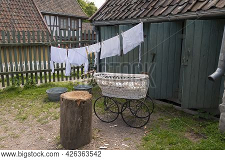 Old Exterier In Old Village History Outdoor