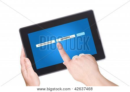 전자 노트북 Pc 및 암호