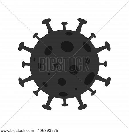 Virus Vector Design. Virus Icon Isolated On White Background. Virus Icon Simple Sign.