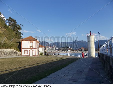 Ribadesella (ribesella), On The Outlet Of The River Sella To The Cantabrian Sea, Principality Of Ast