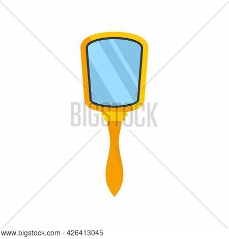 Hand Mirror Icon. Flat Illustration Of Hand Mirror Vector Icon Isolated On White Background