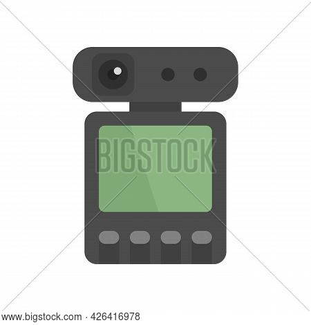 Dvr Recorder Icon. Flat Illustration Of Dvr Recorder Vector Icon Isolated On White Background