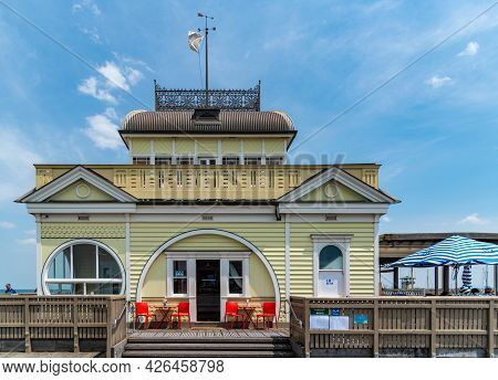 Melbourne, Victoria / Australia - 11/01/2019 St Kilda Beach Is A Beach Located In St Kilda, Port Phi