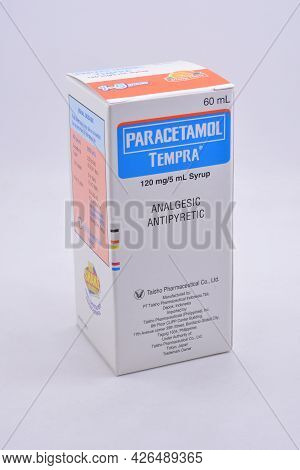 Manila, Ph - July 9 - Tempra Paracetamol Children Syrup On July 9, 2021 In Manila, Philippines.