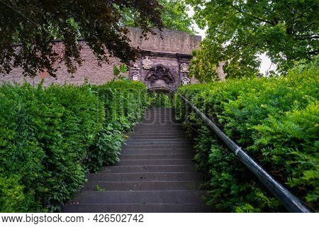 Leiden's Fortress With City Panorama In The Background, Leiden, Netherlands