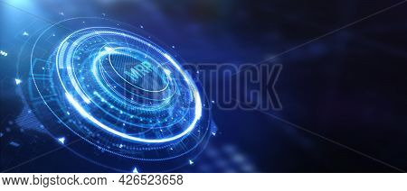Mrp Material Requirement Planning Manufacturing Industry Business Process Automation. 3d Illustratio
