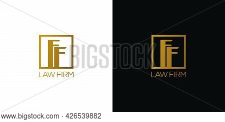 Modern And Professional Ff Logo Design For Law Firm With An Attractive And Attractive Appearance