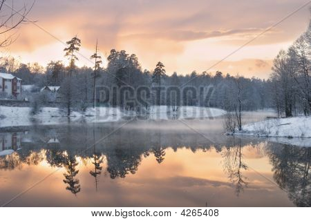 Zimní jezero