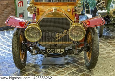 Rare Retro Automobile Of The Past Century In The Vehicle Museum