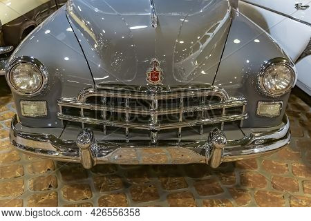 Rare Retro Automobile Of The Past Century In The Vehicle Museum