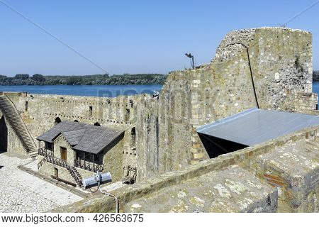 Ruins Of Smederevo Fortress In Town Of Smederevo, Serbia