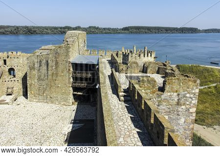 Ruins Of Smederevo Fortress In Town Of Smederevo, Serbia
