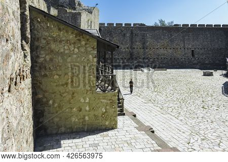 Ruins Of Smederevo Fortress In Town Of Smederevo, Serbia