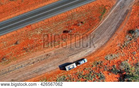 Road To Tennant Creek In Northern Territory