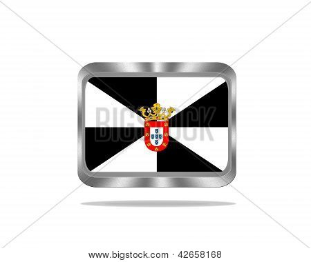 Metall Ceuta flagga.