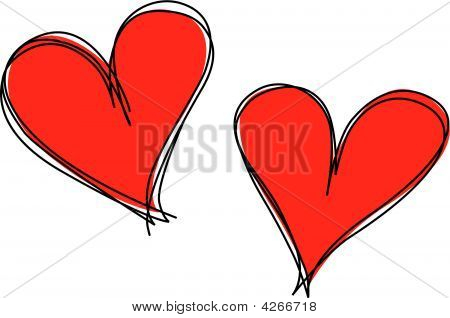 Scrawly hart