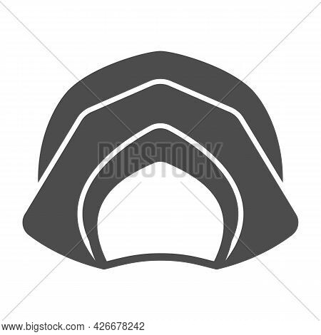 Farmer Hat For Women Solid Icon, Headware Concept, Thanksgiving Lady Pilgrim Bonnet Vector Sign On W