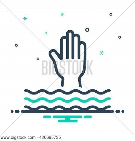 Mix Icon For Overwhelm Swamp Submerge Engulf Bury Deluge Flood Inundate Help