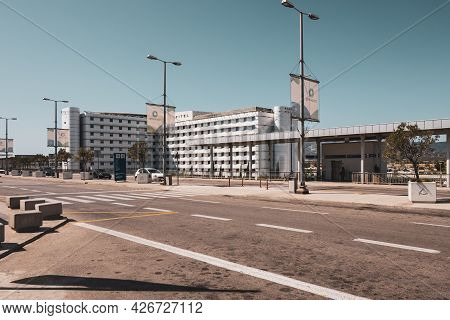 Athens, Greece - October 1, 2020: Mitsis Hotel Next To The Athens International Airport