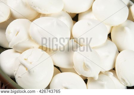 Typical Bakery Sigh, Made In Brazil. Sweet Made From Egg White And Sugar