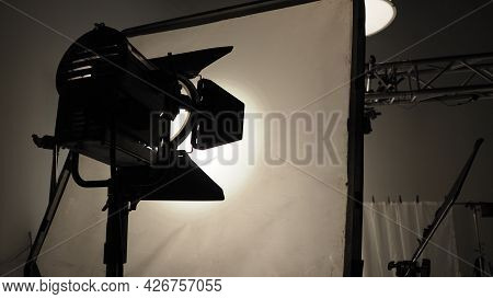 Studio Light Equipments For Photo Or Film Movie Video.