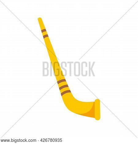 Swiss Horn Icon. Flat Illustration Of Swiss Horn Vector Icon Isolated On White Background