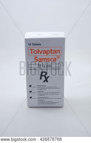 Manila, Ph - July 14 - Tolvaptan Samsca Tablet On July 14, 2021 In Manila, Philippines.