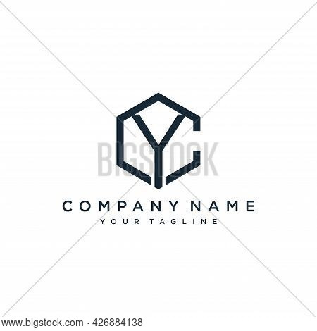 Yc Or Cy Logo. Company Logo. Monogram Design. Letters Y And C.